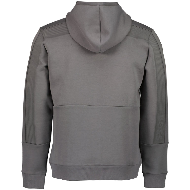 Embroidered Logo Zip Hoodie - Casual Basement