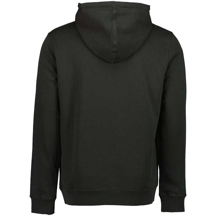 Cotton-Terry Logo Patch Hoodie - Casual Basement