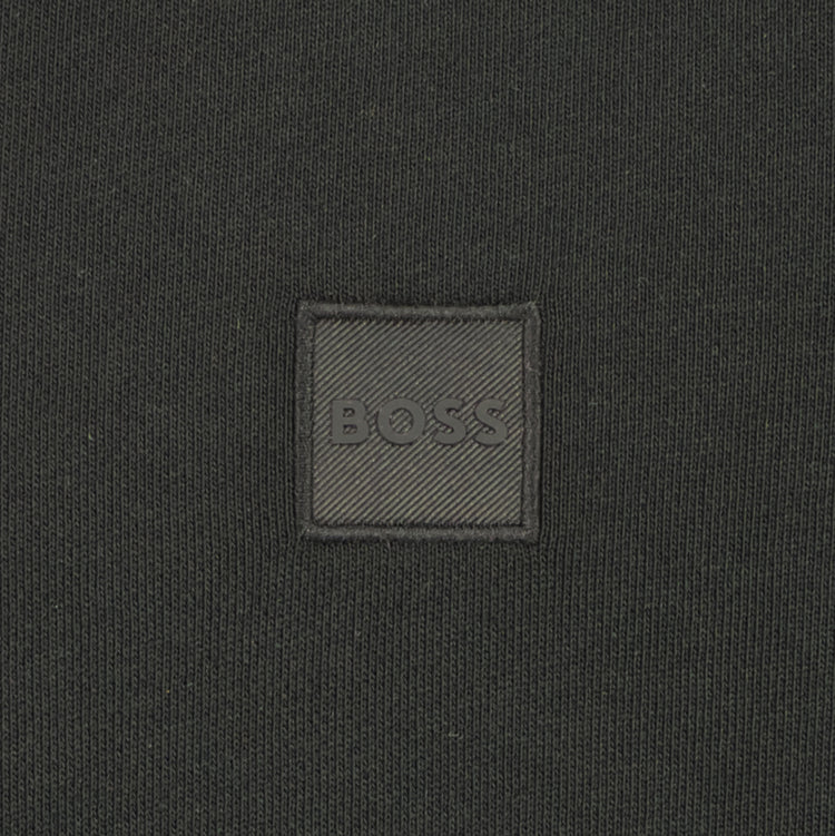 Cotton-Terry Logo Patch Hoodie - Casual Basement