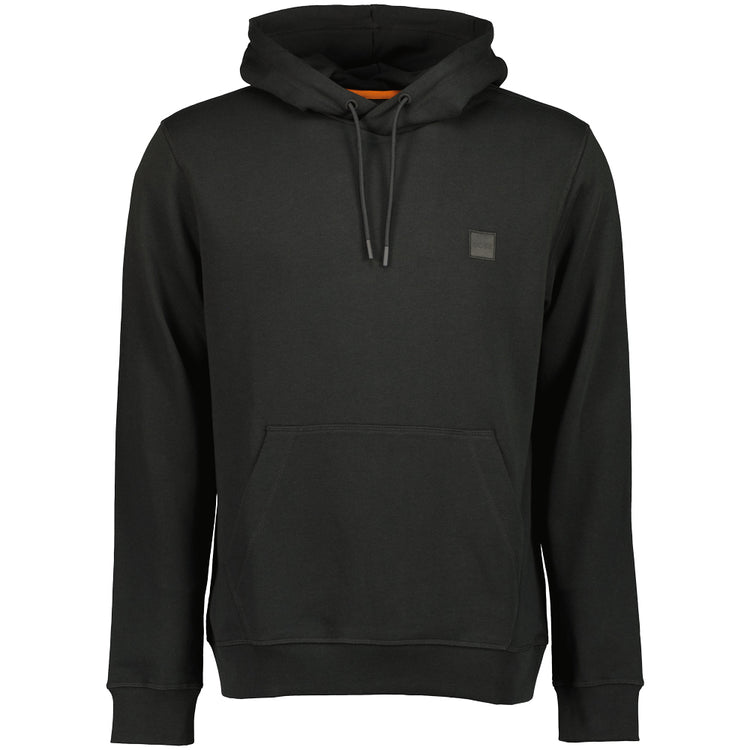 Cotton-Terry Logo Patch Hoodie - Casual Basement