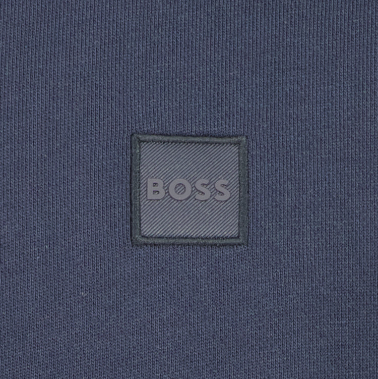 Cotton-Terry Logo Patch Hoodie - Casual Basement