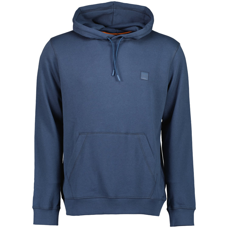 Cotton-Terry Logo Patch Hoodie - Casual Basement