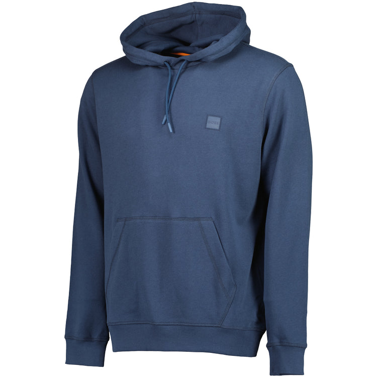 Cotton-Terry Logo Patch Hoodie - Casual Basement