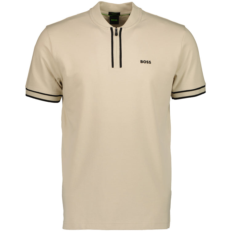 Pariq Zip-Neck Polo Shirt - Casual Basement