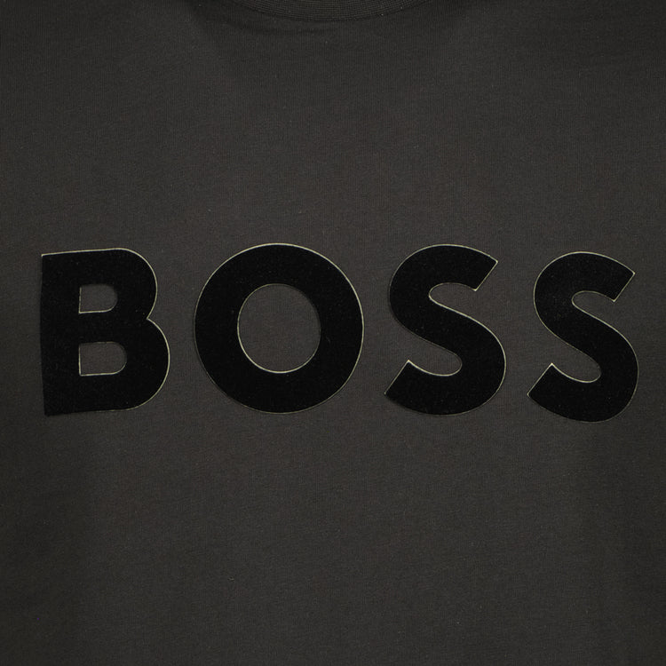 Cotton-Jersey Felt Logo T-Shirt - Casual Basement