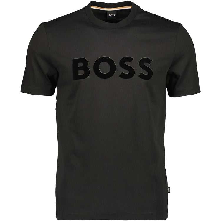 Cotton-Jersey Felt Logo T-Shirt - Casual Basement