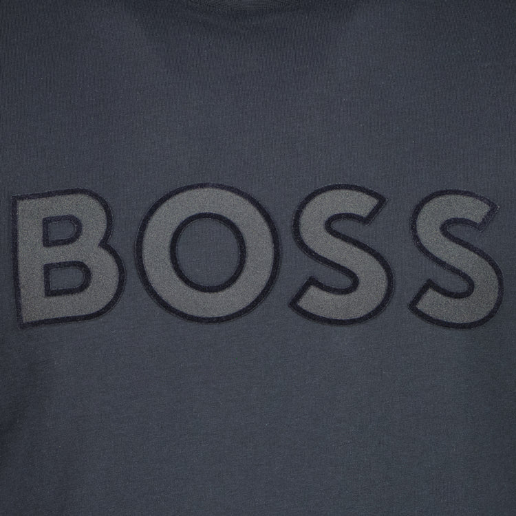 Cotton-Jersey Felt Logo T-Shirt - Casual Basement