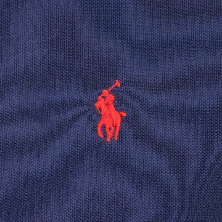 Custom Slim Fit Mesh Polo Shirt