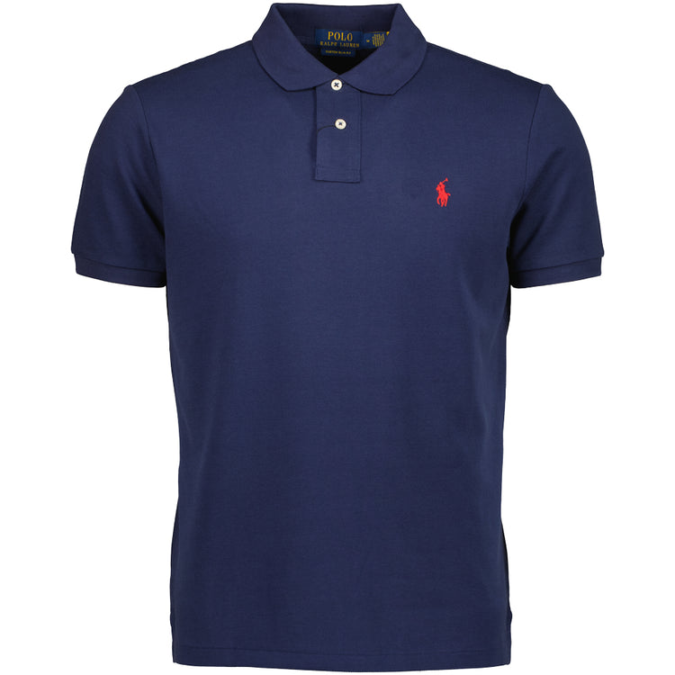 Custom Slim Fit Mesh Polo Shirt