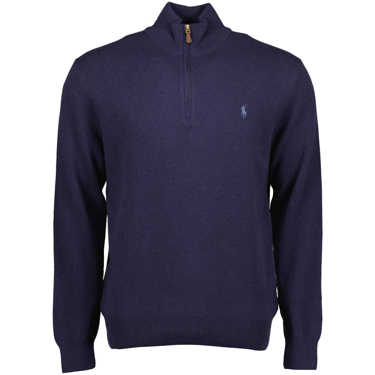 Merino Wool Quarter Zip Jumper