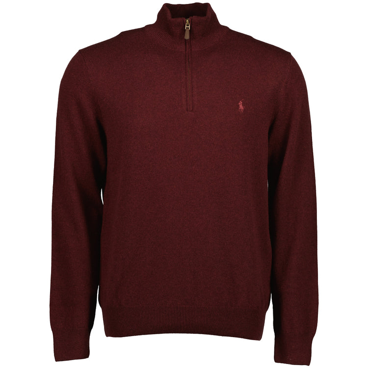 Merino Wool Quarter Zip Jumper