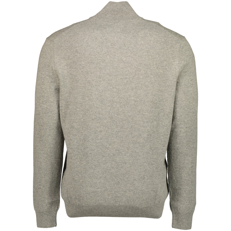 Merino Wool Quarter Zip Jumper