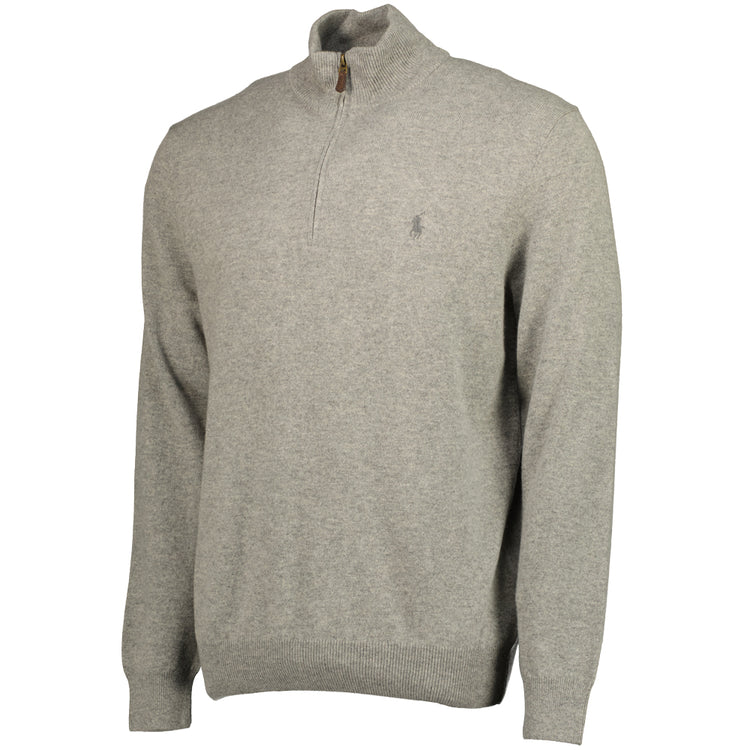 Merino Wool Quarter Zip Jumper