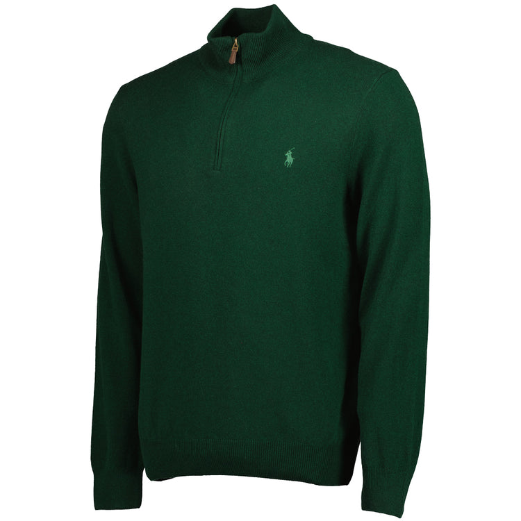 Merino Wool Quarter Zip Jumper