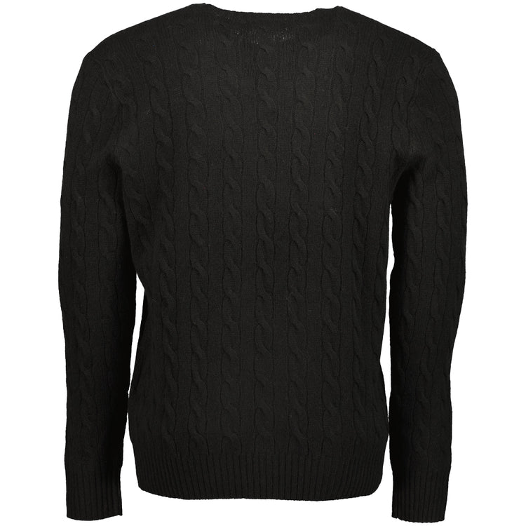 Cable-Knit Wool/Cashmer Jumper