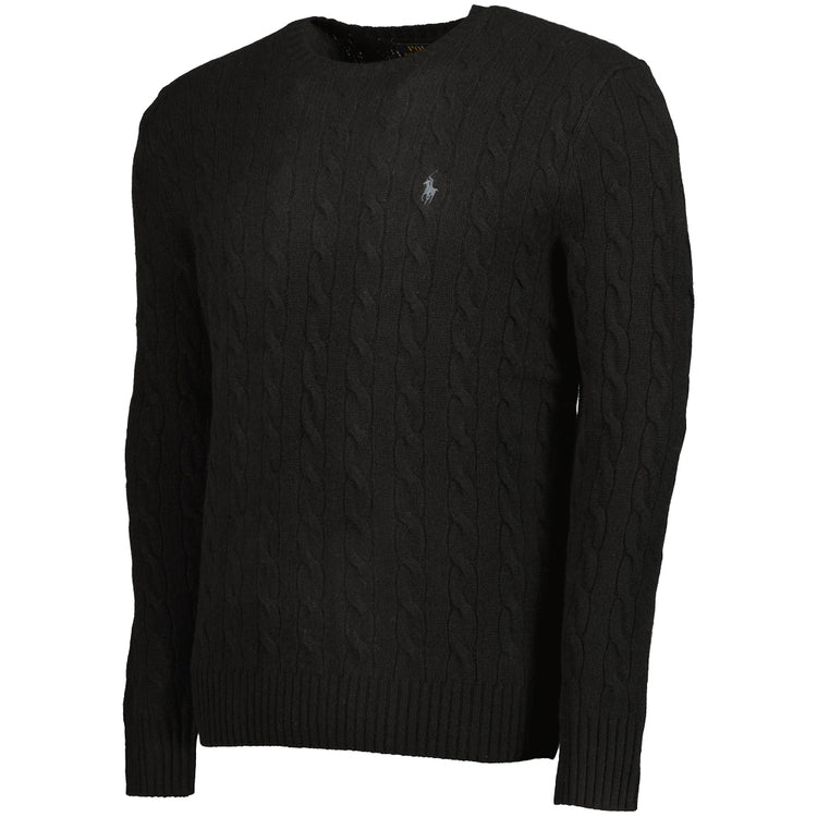 Cable-Knit Wool/Cashmer Jumper