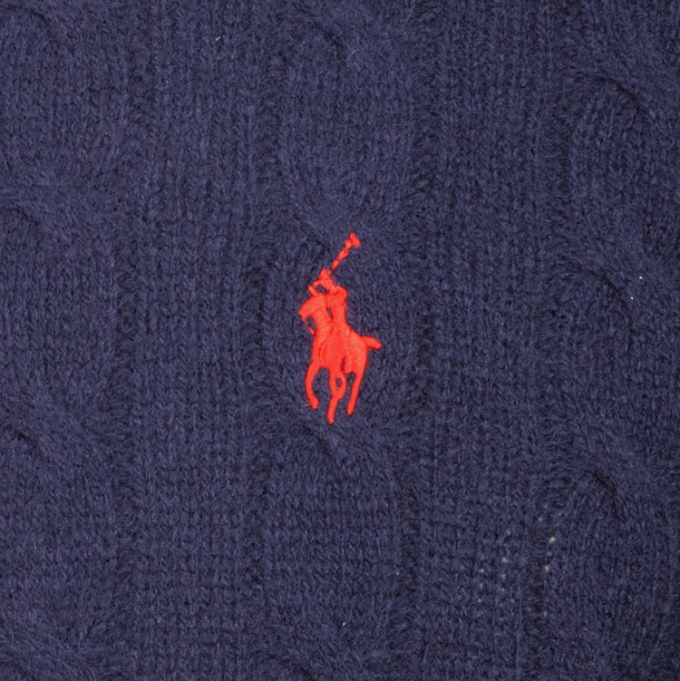 Cable-Knit Wool/Cashmer Jumper