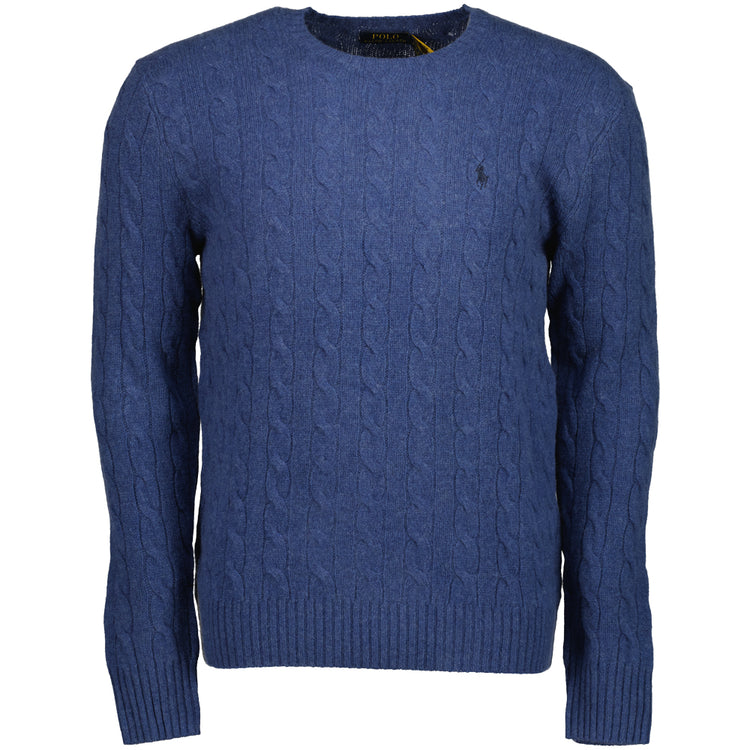 Cable-Knit Wool/Cashmer Jumper