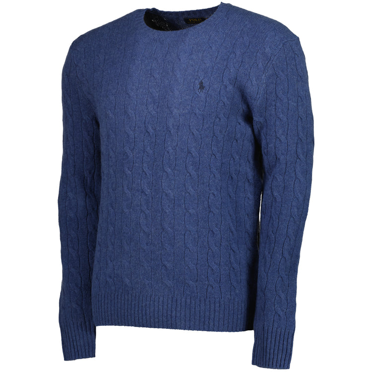 Cable-Knit Wool/Cashmer Jumper