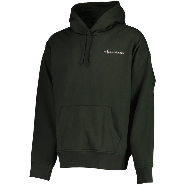 Relaxed Fit Logo Fleece Hoodie - Casual Basement
