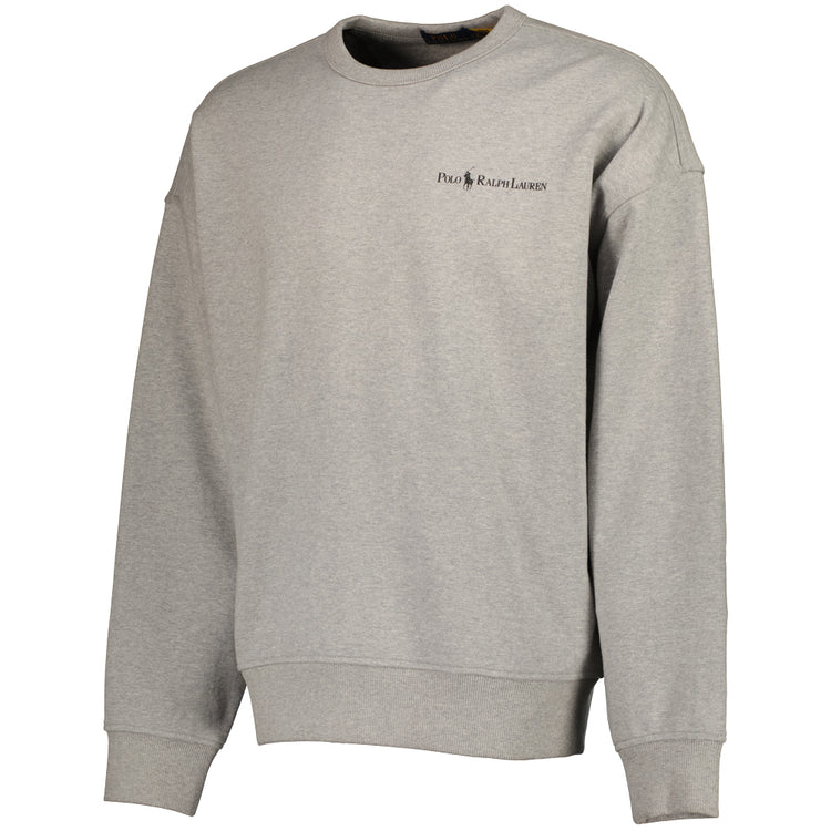 Logo Print Fleece Sweatshirt - Casual Basement