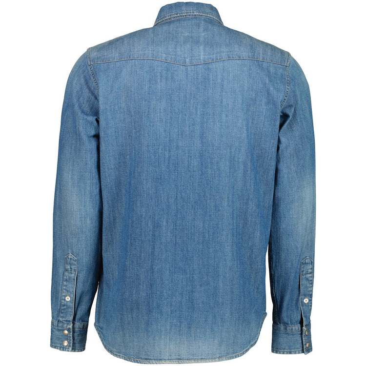 Western Denim Shirt - Casual Basement