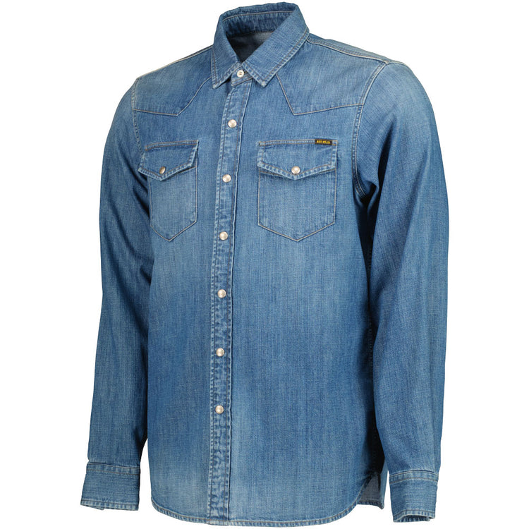 Western Denim Shirt - Casual Basement