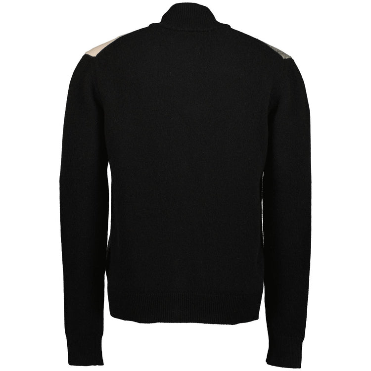 Chequer Zip Cardigan - Casual Basement