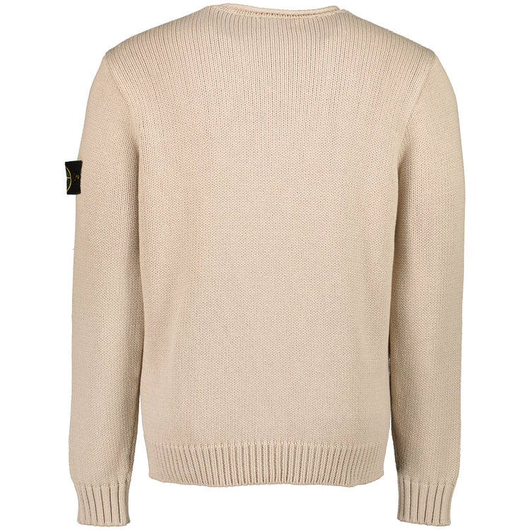 Crewneck Knitted Cotton Jumper - Casual Basement