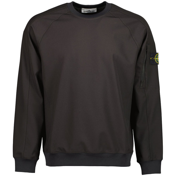 Stretch Nylon Crewneck Sweatshirt - Casual Basement