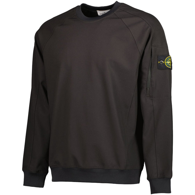Stretch Nylon Crewneck Sweatshirt - Casual Basement