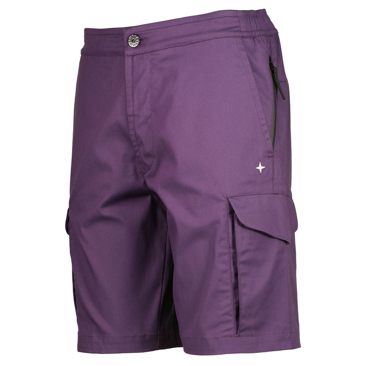 Stretch Cotton/Nylon Cargo Bermudas - Casual Basement