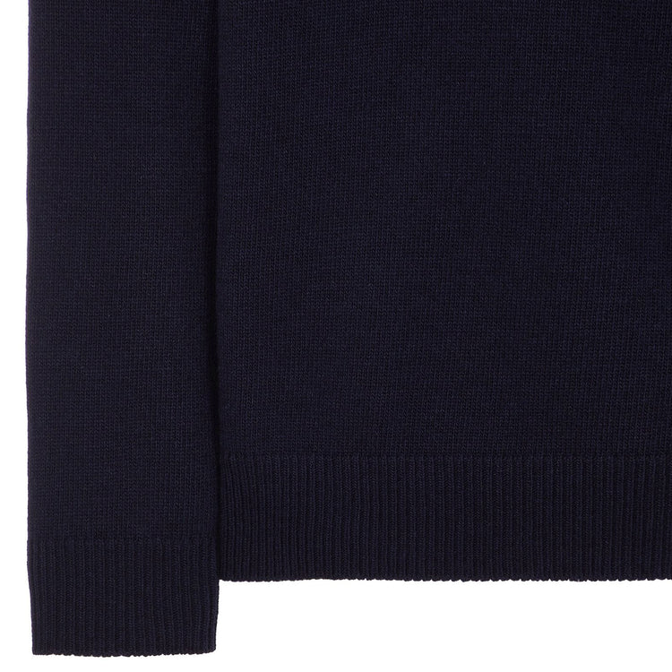 Lambswool Crewneck Knitted Sweatshirt - Casual Basement