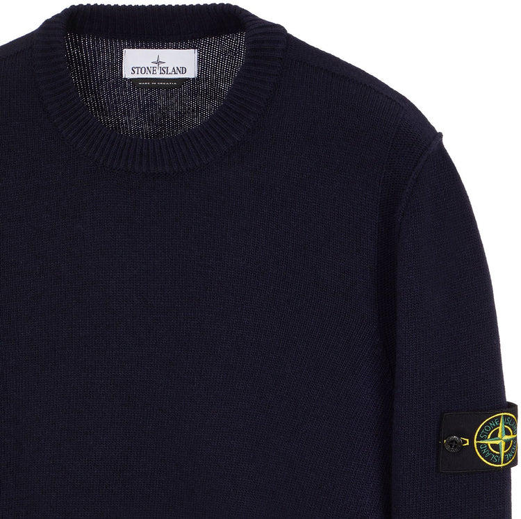 Lambswool Crewneck Knitted Sweatshirt - Casual Basement