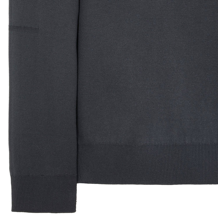 Crewneck Knit In Double-Face Soft Cotton - Casual Basement