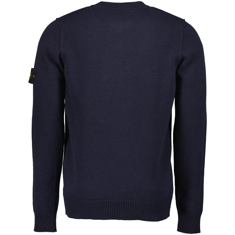 Lambswool V-Neck Knitted Sweatshirt - Casual Basement