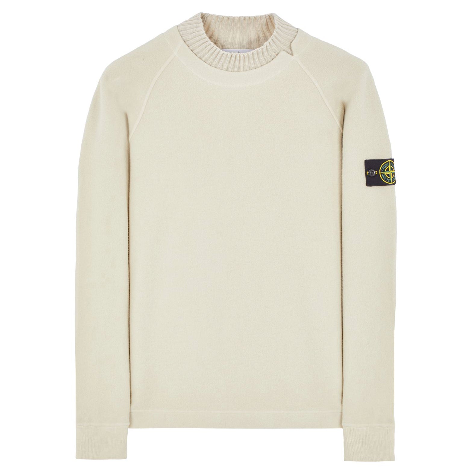 Stone Island | Mock Neck Fleece Sweatshirt - Stucco