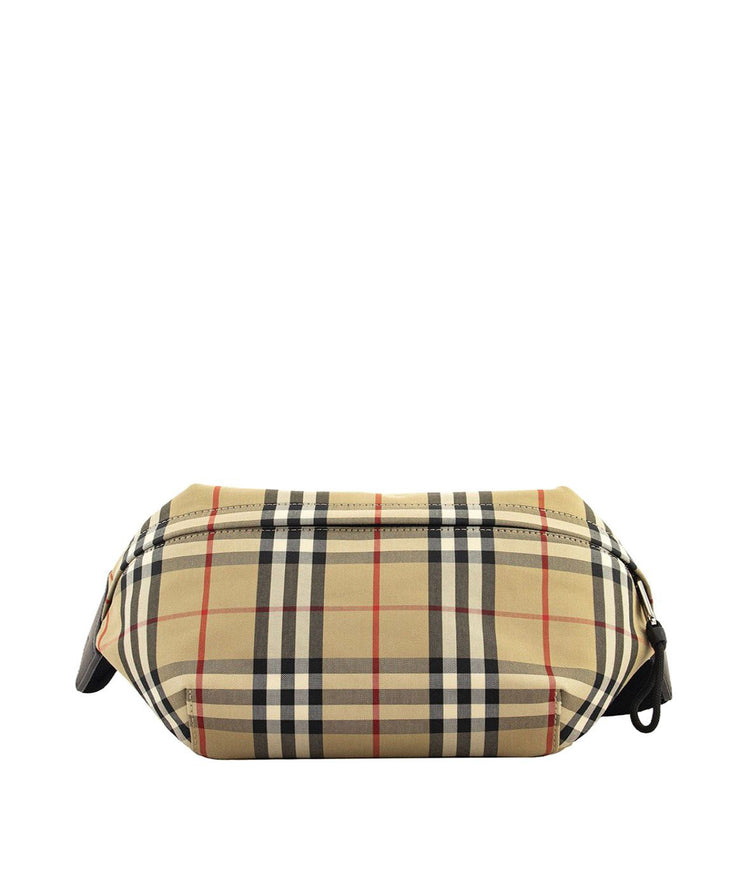Vintage Check Canvas Belt Bag