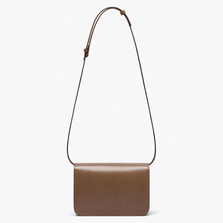 Small Leather TB Shoulder Bag - Casual Basement
