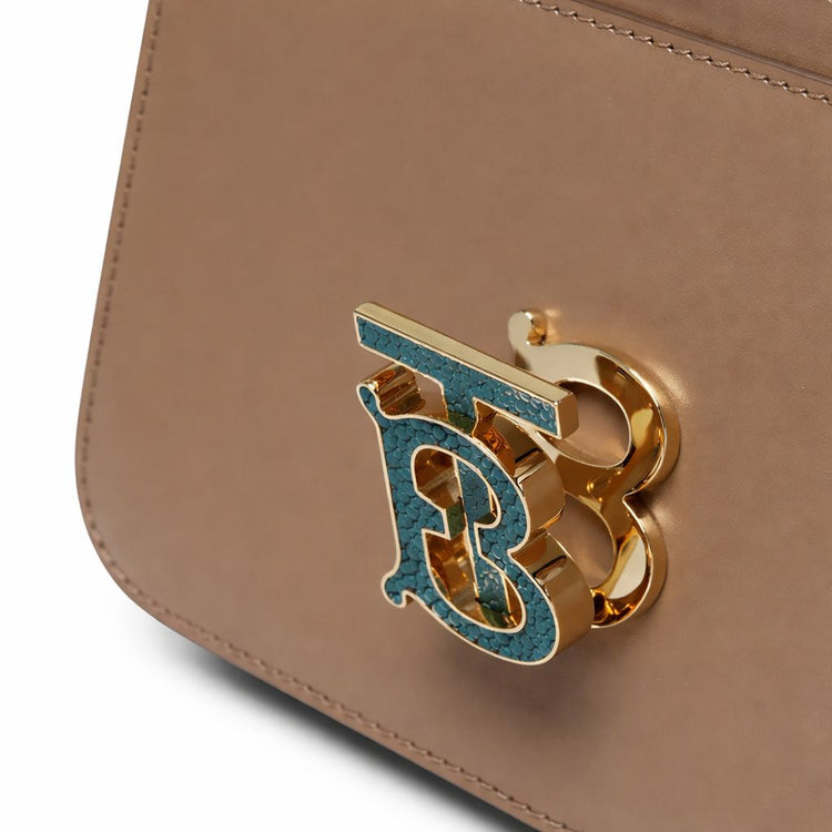 Small Leather TB Shoulder Bag - Casual Basement