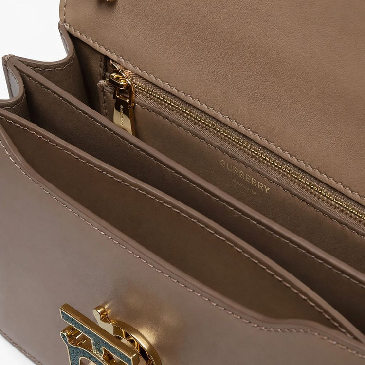 Small Leather TB Shoulder Bag - Casual Basement