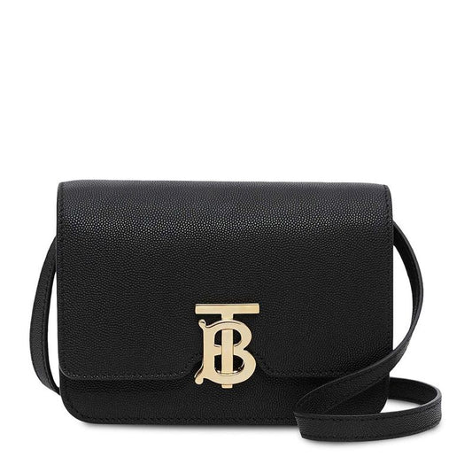Mini TB Grainy Leather Shoulder Bag - Casual Basement