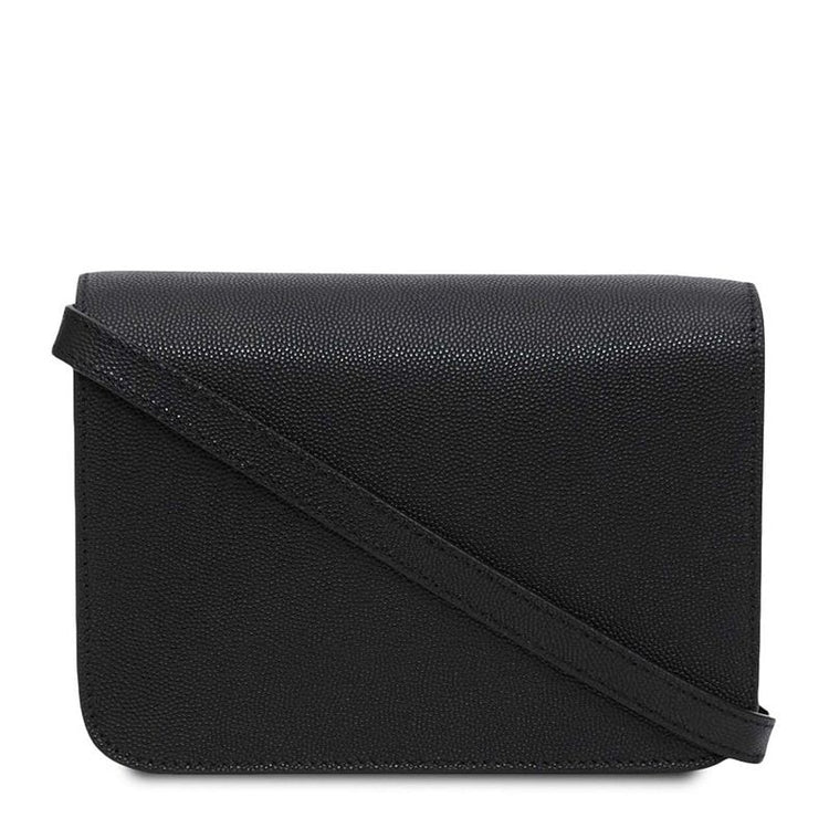 Mini TB Grainy Leather Shoulder Bag