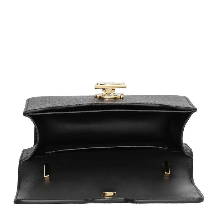 Mini TB Grainy Leather Shoulder Bag
