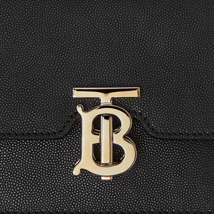Mini TB Grainy Leather Shoulder Bag