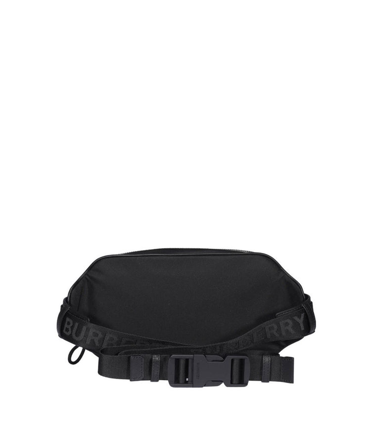 Logo Print Nylon Belt Bag