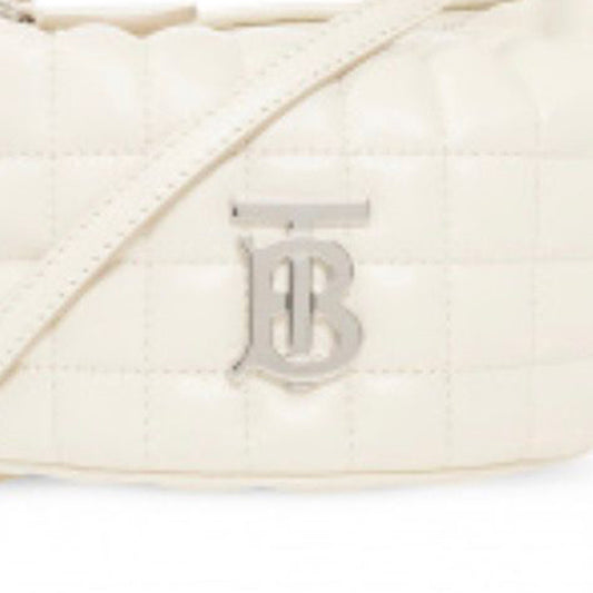 Lola Crescent Quilted Leather Shoulder Bag