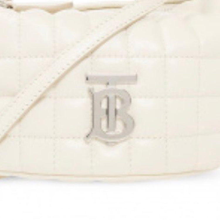 Lola Crescent Quilted Leather Shoulder Bag - Casual Basement