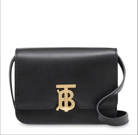 Mini TB Leather Shoulder Bag - Casual Basement