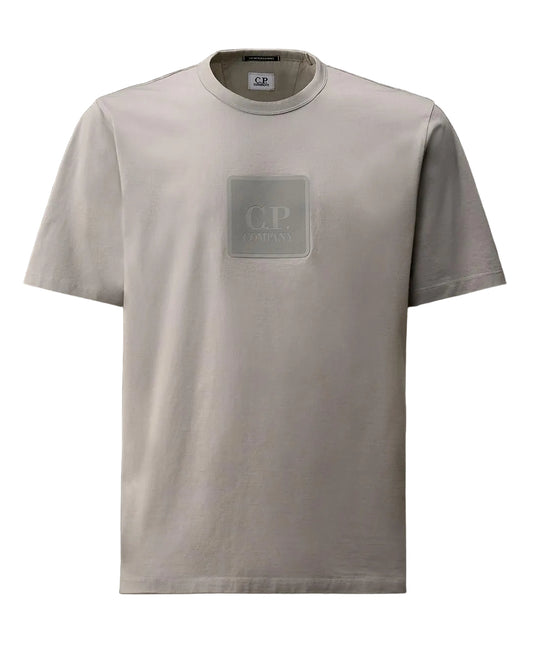 Metropolis Mercerized Jersey Logo Patch T-Shirt - Casual Basement